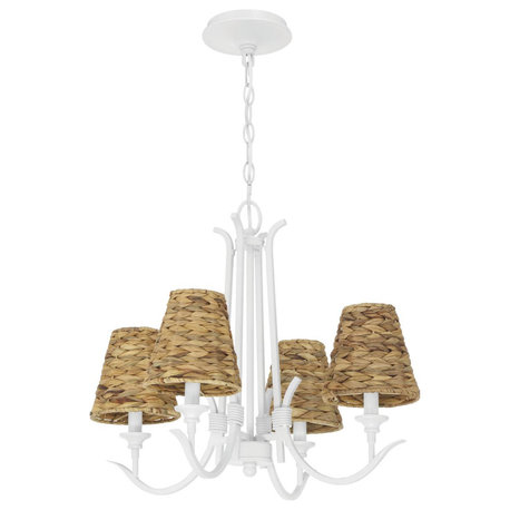 Kokomo 4 Light Chandelier, Matte White