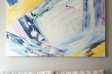 Vancouver Home, Custom Abstract Painting