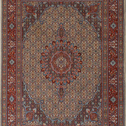 Persian Birjand (Mood) rug 5'1 X 6'11 - Area Rugs