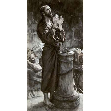 "Friday Morning Jesus In Prison" Poster Print by James Jacques Tissot