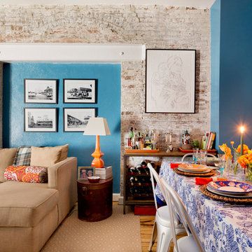 My Houzz: Vibrant Palette in a West Village Apartment
