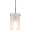 Effimero 1-Light Stem Hung Pendant Lamp, Medium, Brushed Nickel