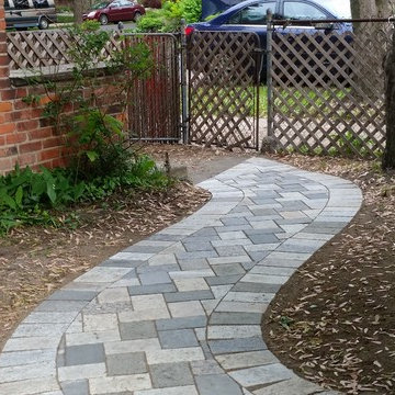 Mixed Blend Granite walkway and entrance