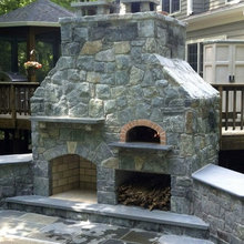 Outdoor fireplaces and ovens