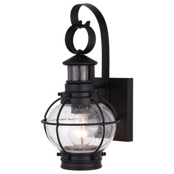 Vaxcel Lighting T0326 Chatham 14" Tall Outdoor Wall Sconce - Textured Black