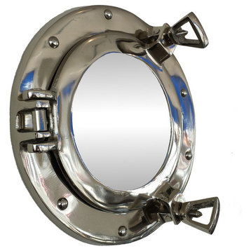 Deluxe Class Porthole Mirror, Chrome, 8''