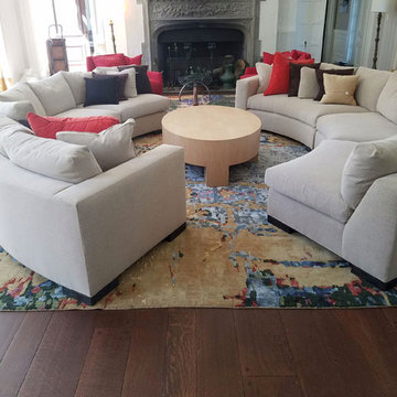Abstract Design Hand-kotted Modern Rug
