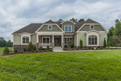 Transitional exterior home photo in Raleigh
