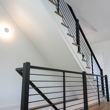 Project #58 | Contemporary Post-to-Post Staircase