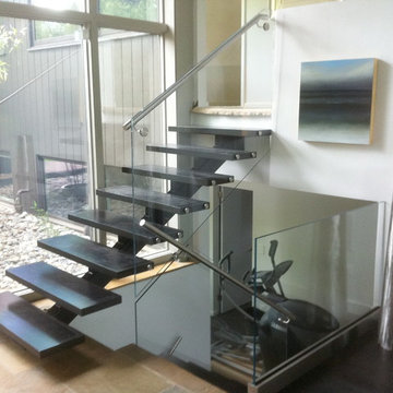 Open Riser Stairs