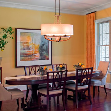 Colorful Art in Dining Room