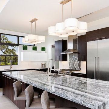 Kitchen and Bar Textured Melamine White Gloss Lacquer
