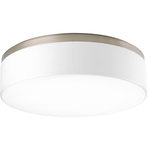 Progress - Progress P350078-009-30 Maier - 18" 28.5W 1 LED Flush Mount - LED flush mount with etched white opal acrylic diffuser with a clean modern look. 3000K color temperature and 90+ CRI. Acrylic bowl is attached with a twist and lock action for ease of installation. This fixture can be mounted on ceiling or wall. ENERGY STAR rated. Etched white opal acrylic diffuser. Acrylic bowl is attached with a twist and lock action. Can be mounted on ceiling or wall. Dimmable to 10% with many ELV dimmers Acrylic diffuser twists into the frame so there are no exposed fasteners for a clean modern look. 2052 lumens,72 lumen/watt 3000K color temperature, 90CRI Energy Star Qualified Meets California T24 JA8-2016Shade Included: TRUEColor Temperature: 3000Lumens: 2052CRI: 90Rated Life: 36000 HoursRoom Type: Hall & Foyer Lighting/Bedroom Lighting/Garage/ClosetsWarranty: 5 Years* Number of Bulbs: 1*Wattage: 28.5W* BulbType: LED* Bulb Included: Yes