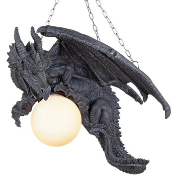 Design Toscano Nights Fury Dragon Lamp