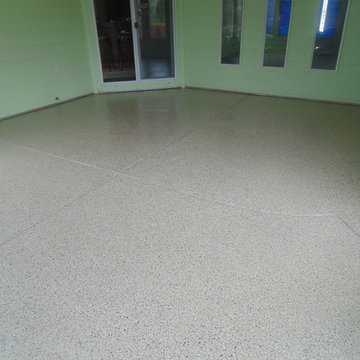 Parmer: Johnstown Enclosed Indoor Patio Epoxy in Johnstown, Colorado