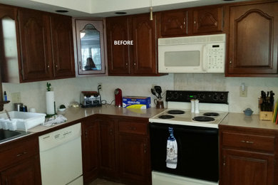 Kitchen Remodel before & after