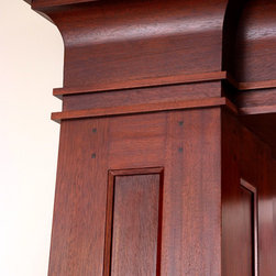Custom Mahogany Column Detail - Columns And Capitals