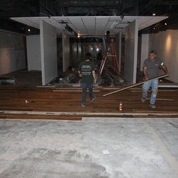 Commercial new construction - Pacific Design Center (West Hollywood) - Hardwood Flooring