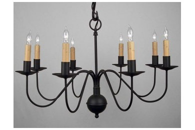 8-Arm Westerly Metal Chandelier