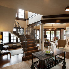 open stair railing