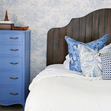 Modern Blue Toile Master Inspiration