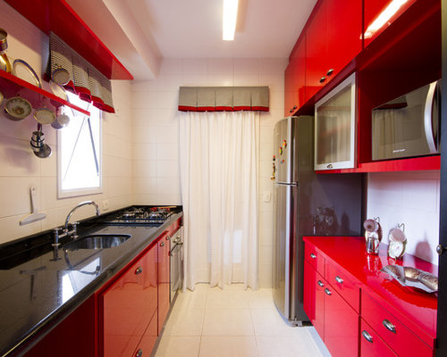 Red And Black Kitchen Ideas, Pictures, Remodel and Decor  SaveEmail