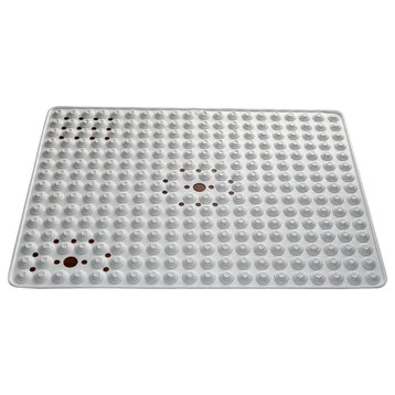 Large No Suction Cup Shower Stall Mat, 24"x 30"