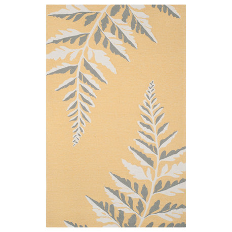 Safavieh Martha Stewart Ferns Rug, Duck's Egg, 5'x8'