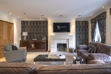 This is an example of a traditional living room in Manchester.