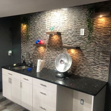 BASEMENT REMODEL R.A.J wetbar