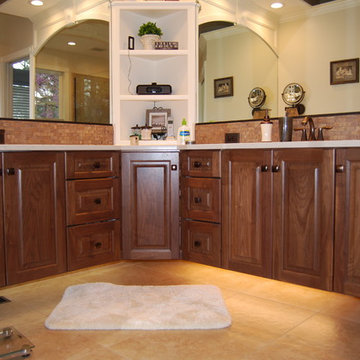 Corner Double Vanity