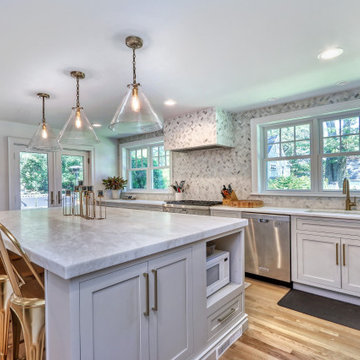 Melrose Open Kitchen with Stone Island