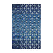 Capel Kevin Obrien - Rossio 9197 Geometric Rug, Navy, 8'0"x11'0"