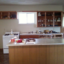 1960s DIY Mountain Cabin, during reno
