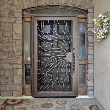 Swirl Iron Security Doors