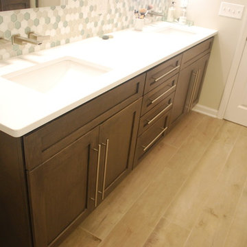 Contemporary Chagrin Falls Bathroom Remodel