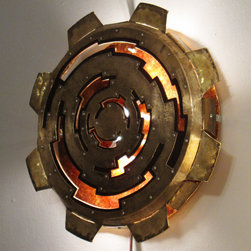 Brass Gear Sconce - Products