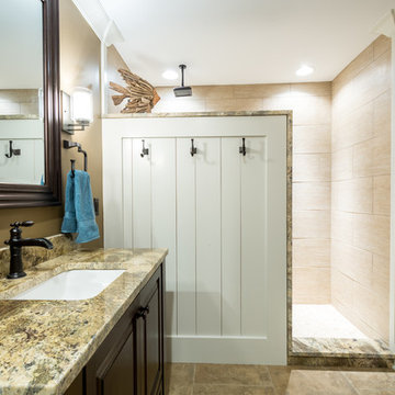 Earth tone main floor remodel