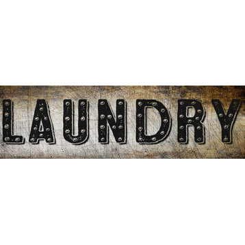 Laundry Sign, 10" H X 33" W