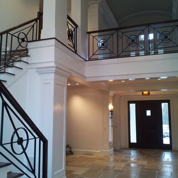 High Gloss Modern Foyer Renovation