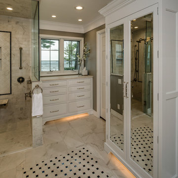 Luxury Master Bathroom Meets Aging In Place