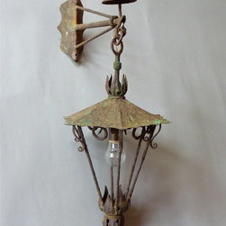 Antique French Corner Sconce - Wall Sconces