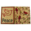Peace Dove and Cardinal Doormat