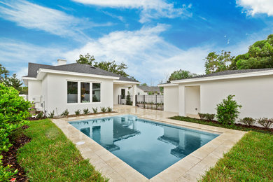 Modern pool in Orlando.