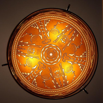 Tesuque Harvest Carved Hemisphere