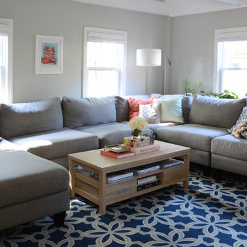 My Houzz: Classic Style With a Colorful DIY Twist in New England