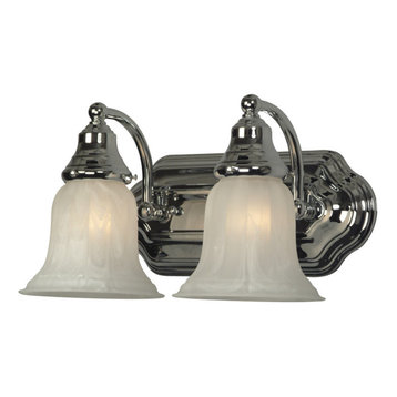 Dolan Designs 468 2 Light 12.5"W Bathroom Fixture - Chrome