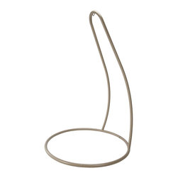 Hatteras Hammocks - Steel Single Swing Stand, Taupe - Hammock Stands And Accessories