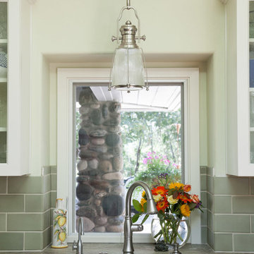 Subtle Green Kitchen