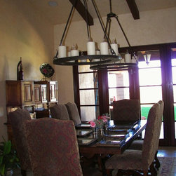 Hand Made Iron Chandelier - Chandeliers